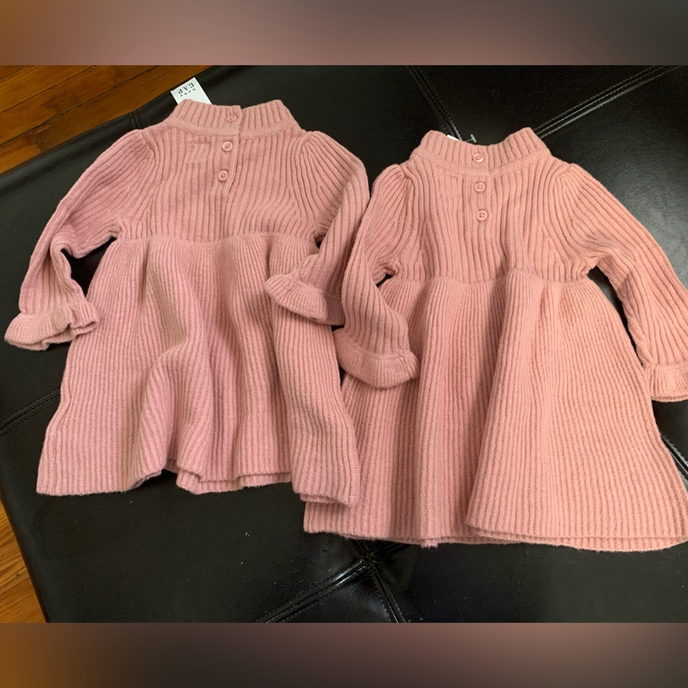 BABY GAP PRETTY PRINCESS n PINK SWEATER WEATHER READY!🍁🍂 Price is for EA Dress